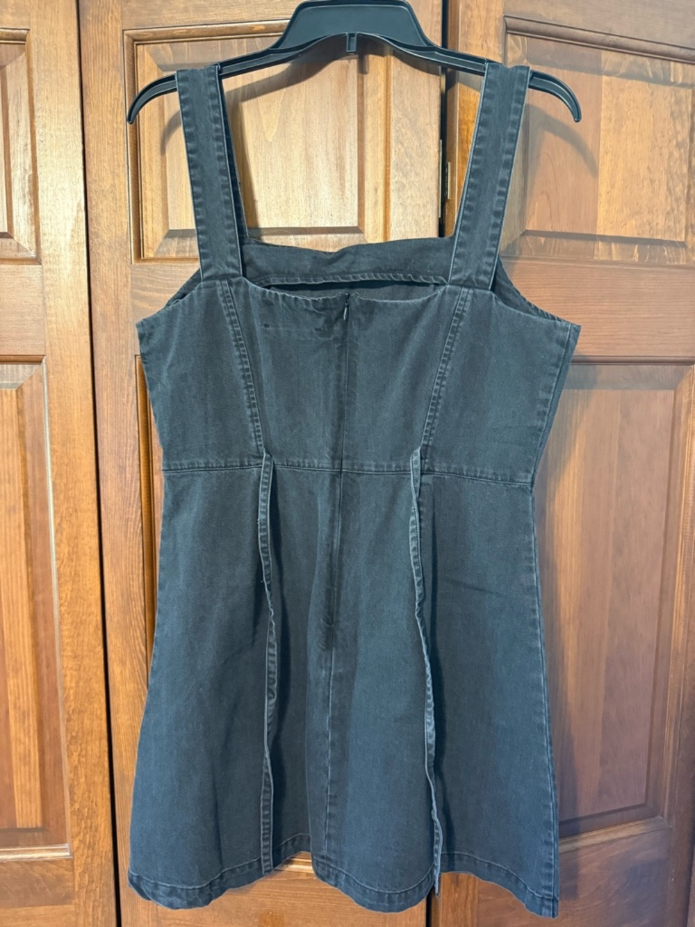 ASOS Black Denim Mini Dress